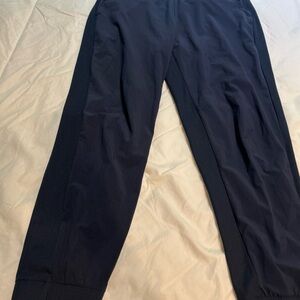 Athleta Pants Womens Size 16 Navy Blue  BROOKLYN JOGGER silky Waist pockets